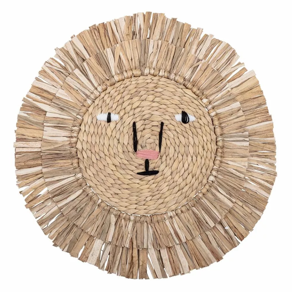 Bloomingville Basir Water Hyacinth Lion Decoration